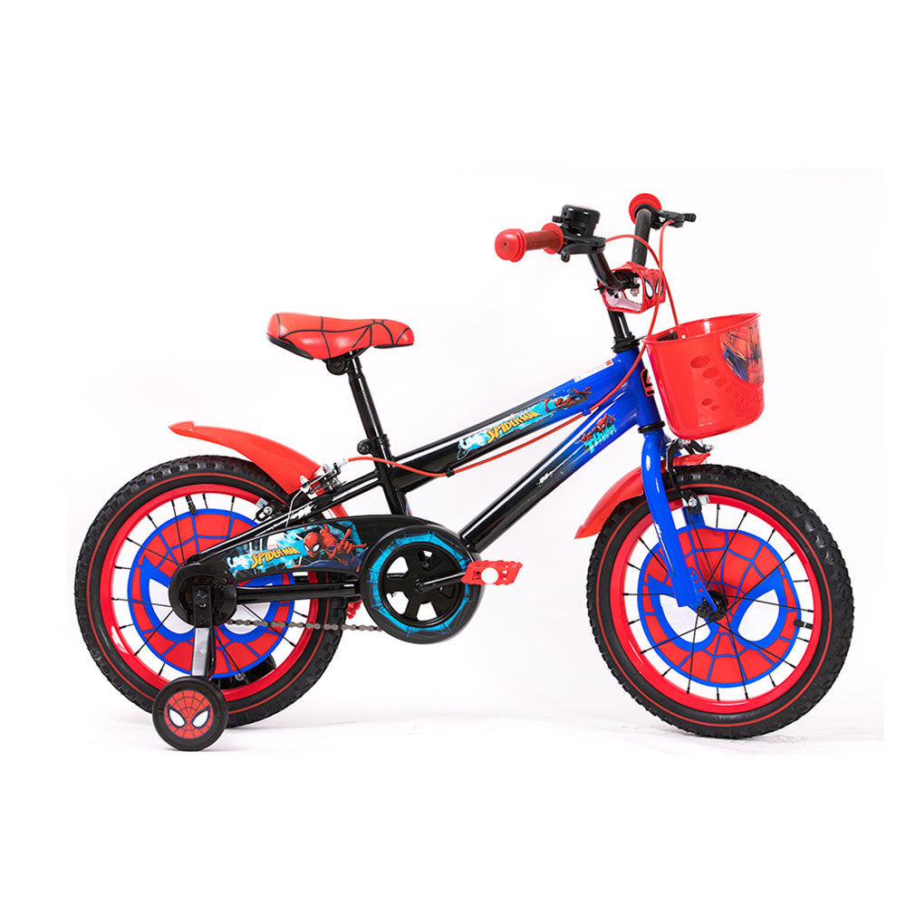 Buy Spartan 16Inch Marvel Spiderman Bicycle Multicolour | Yallatoys.com