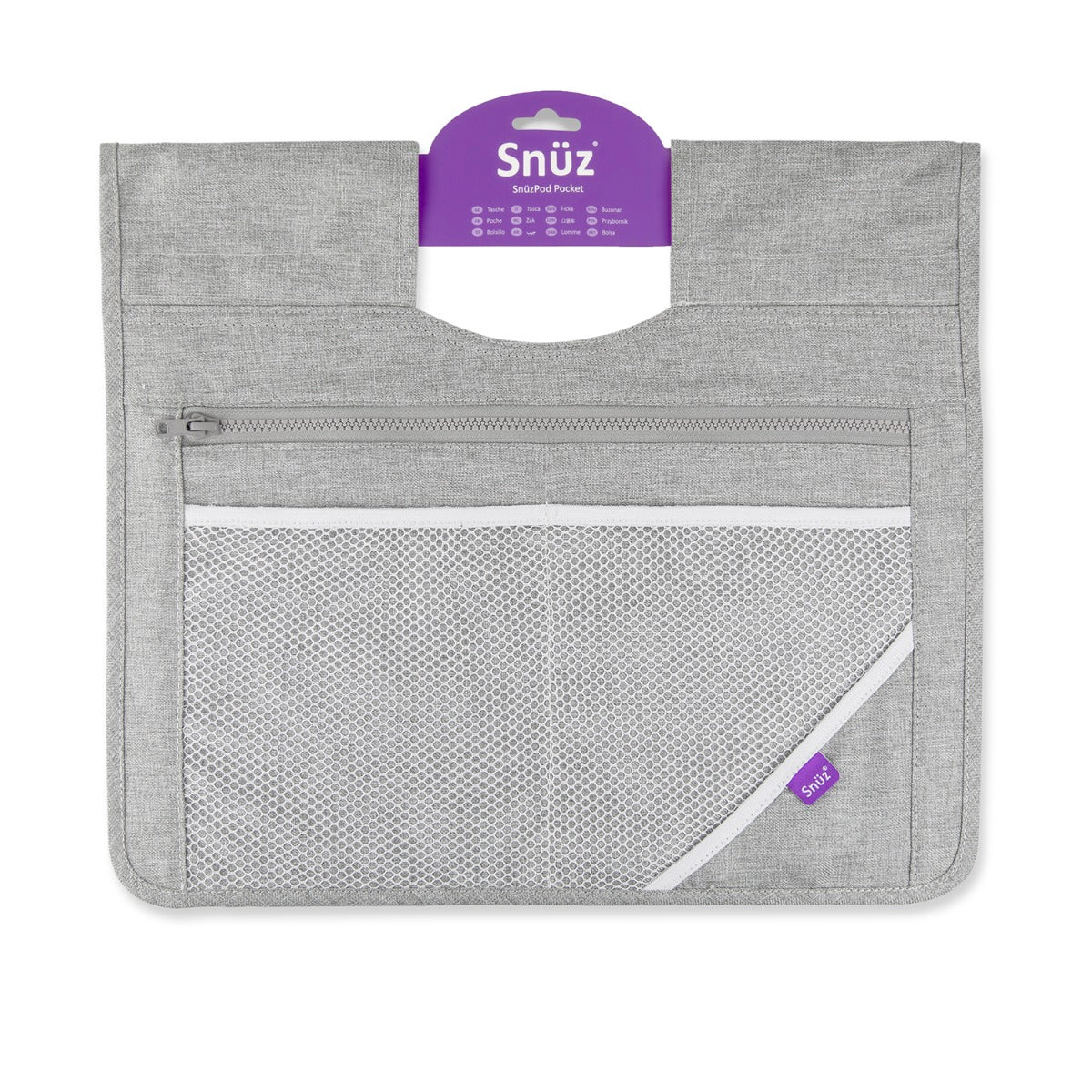 Snuz - SnuzPod 4 Storage Pocket - Grey Snuz Yallatoys