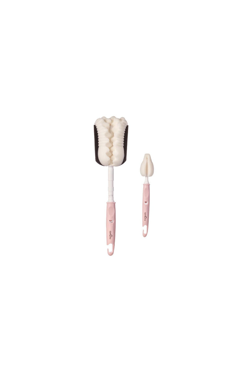 Spectra Bottle and Nipple Brush Set Pink Spectra Yallatoys