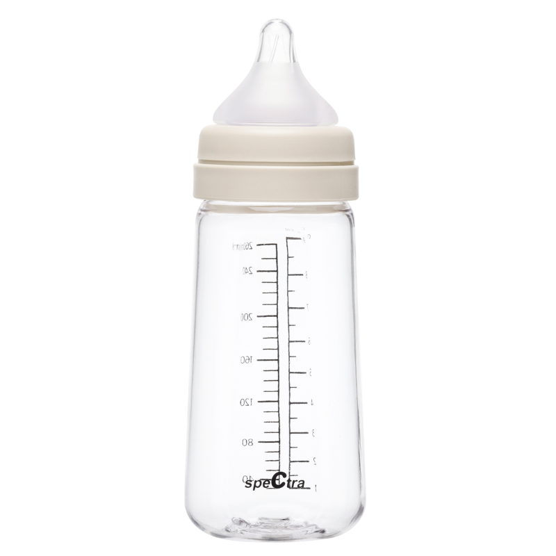 Spectra PA baby bottle 260ml Cream Ivory 1pc Spectra Yallatoys