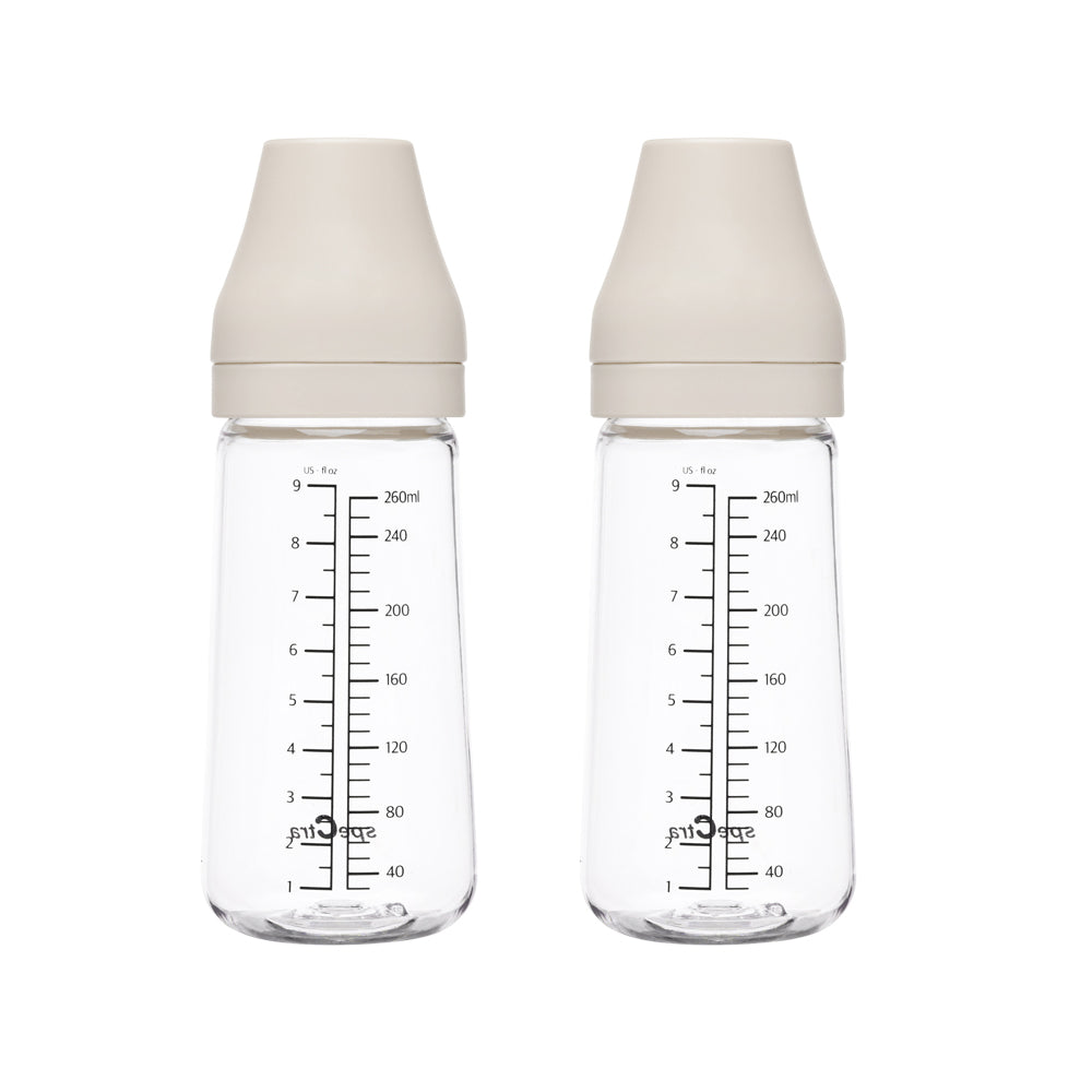 Spectra PA baby bottle 260ml Cream Ivory 2pc Spectra Yallatoys