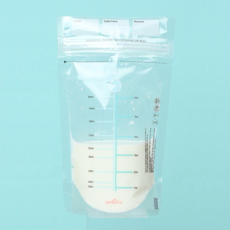 Spectra Clean Breast Milk Storage Zipper Bag 180ml 30 pcs Spectra Yallatoys