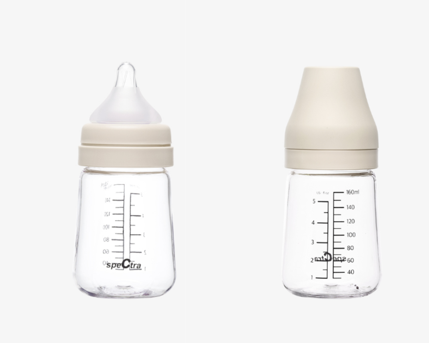 Spectra PA baby bottle 160ml Cream Ivory 1pc Spectra Yallatoys