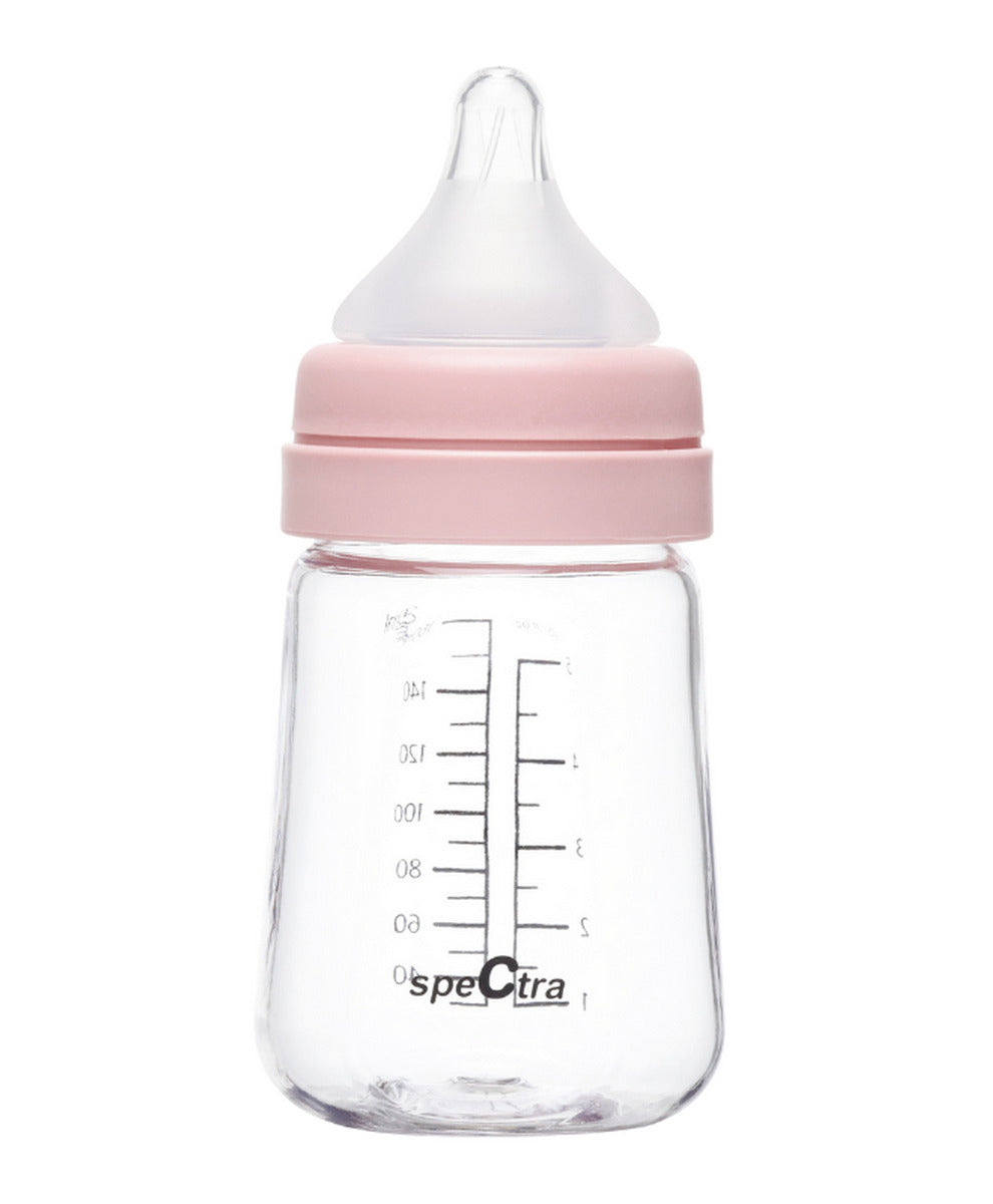 Spectra PA baby bottle 160ml Cream Pink 2pc Spectra Yallatoys