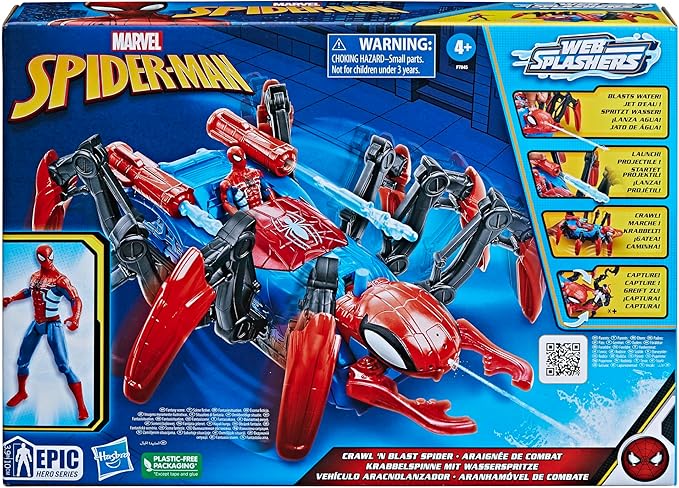 Buy Spiderman Crawl N Blast Spider | Yallatoys.com