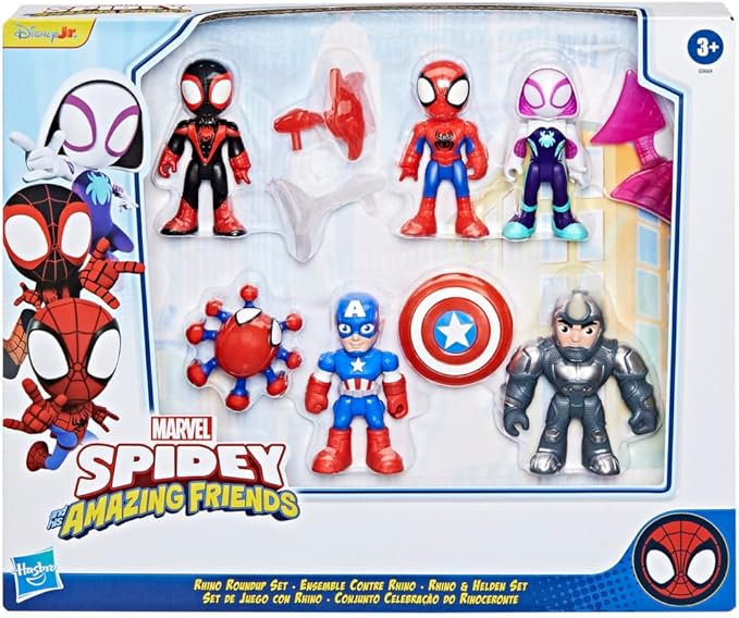 Buy Spidey And His Amazing Friends Rhino Roundup Set | Yallatoys.com