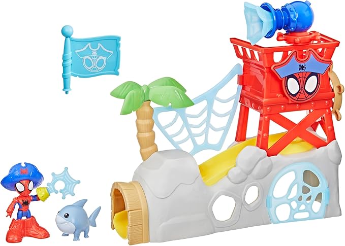 Buy Spidey And His Amazing Friends Water Webs Spidey Island Playset | Yallatoys.com