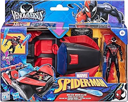 Buy Spider Man Marvel VenomVersus Epic World of Action Miles Morales Remix Blast Racer | Yallatoys.com
