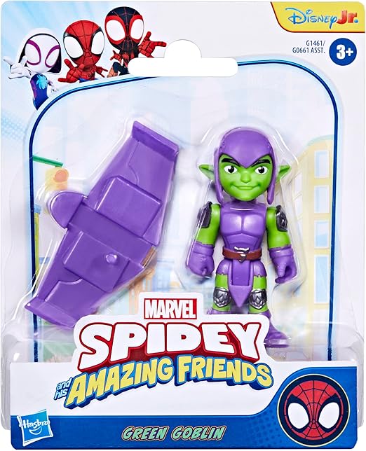 Buy Spidey And His Amazing Friends 3IN Green Goblin Saf 3IN Ghost Accessory | Yallatoys.com