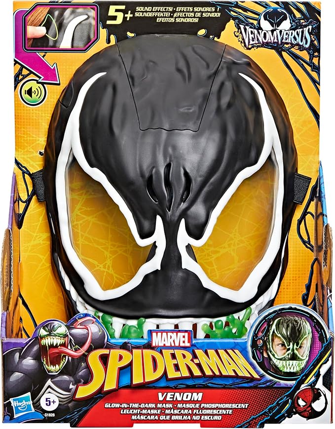 Buy Spider Man Marvel VenomVersus Venom Glow In The Dark Mask | Yallatoys.com