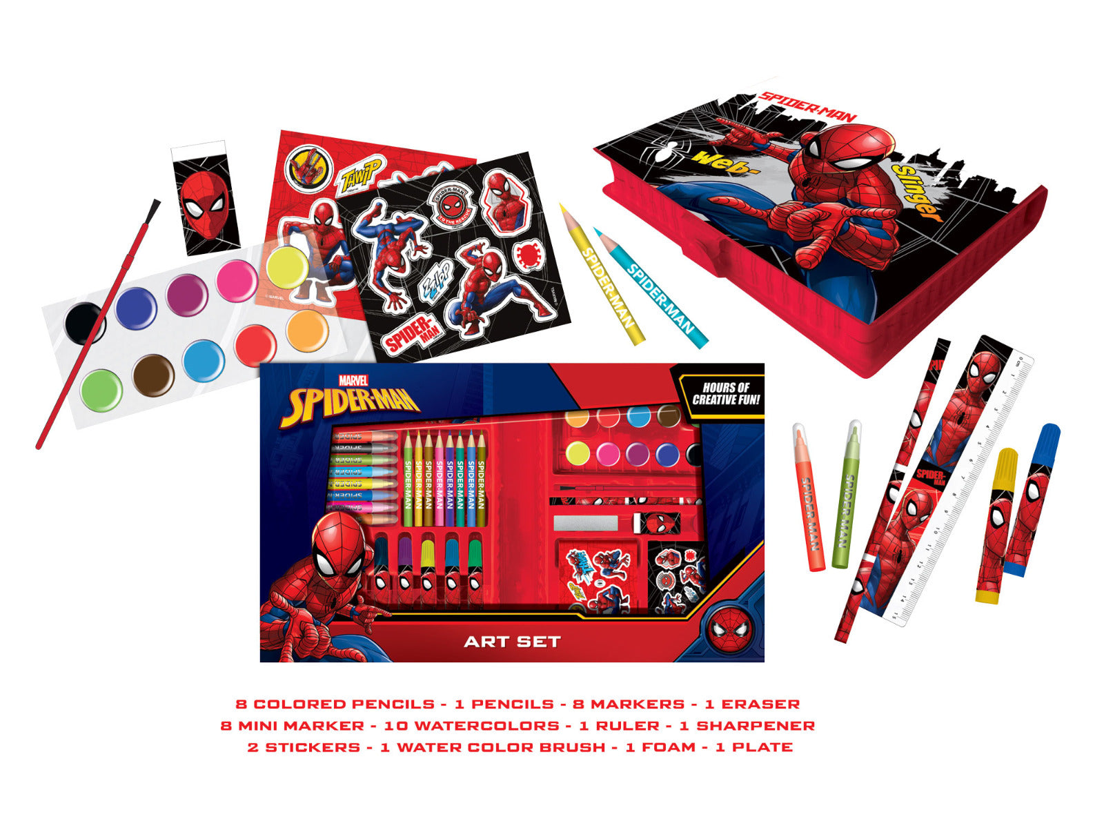 Buy Spider Man Art Set | Yallatoys.com