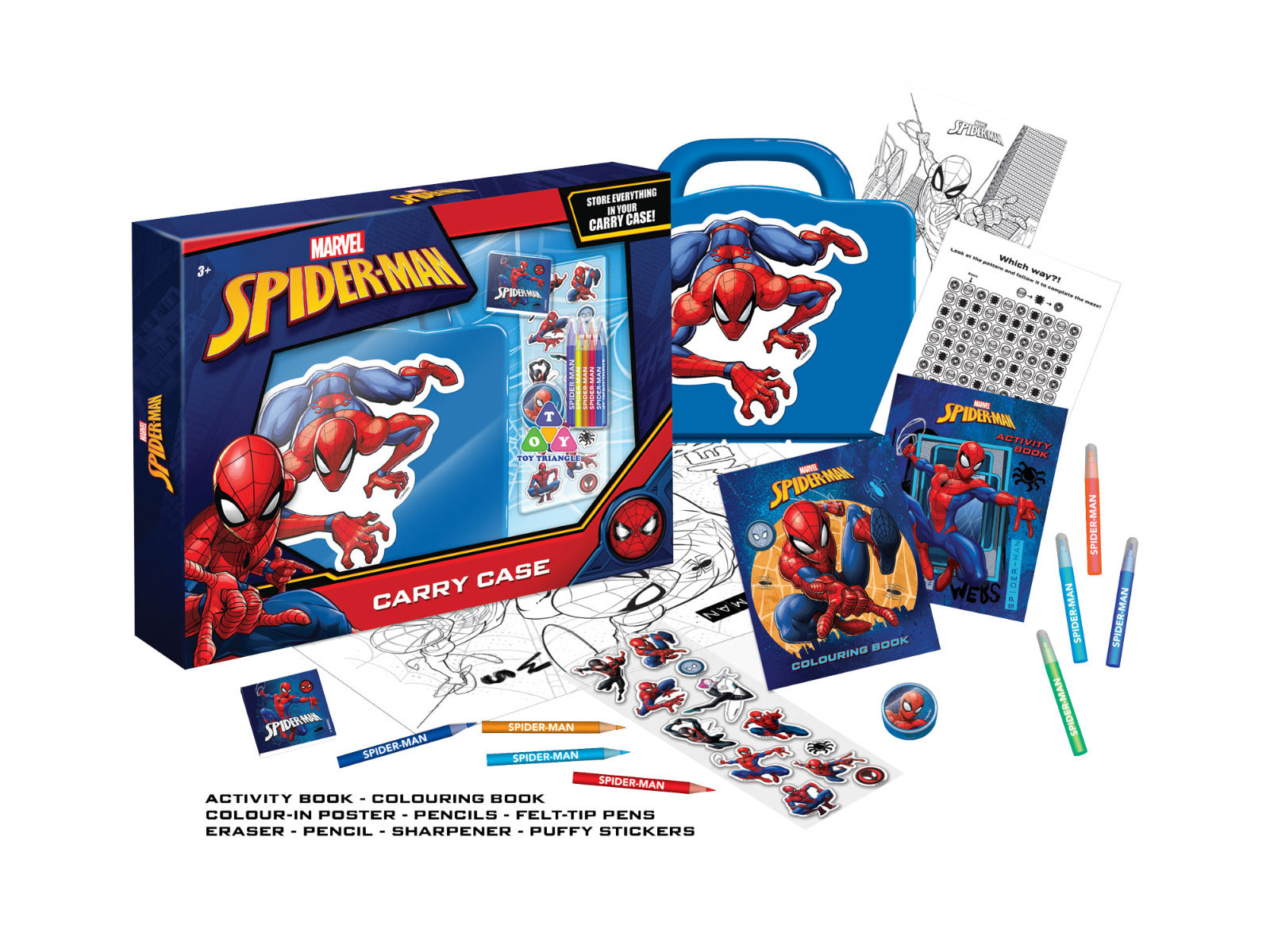 Buy Spider Man Carry Case Activity | Yallatoys.com