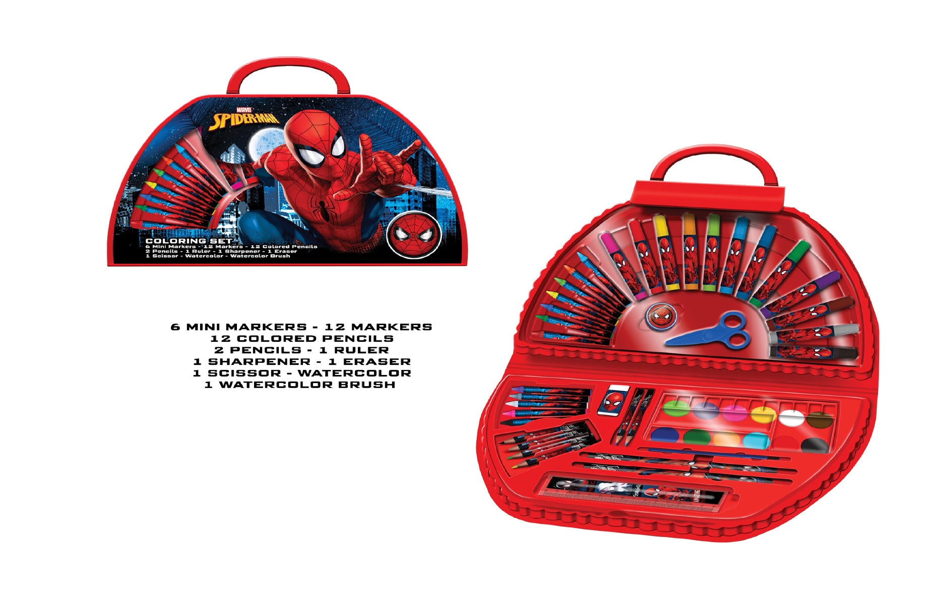 Buy Spider Man Coloring Case | Yallatoys.com