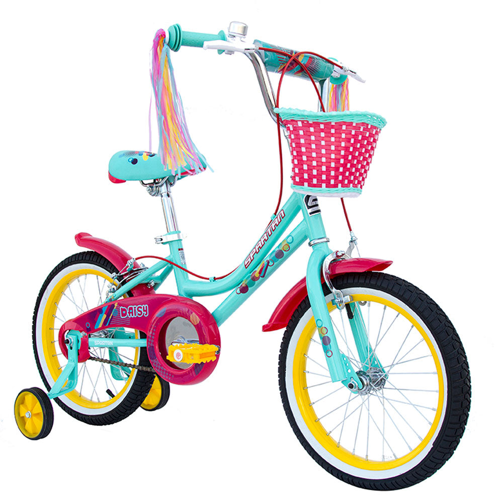 Buy Spartan 16 Inches Daisy Teal Bicycle | Yallatoys.com