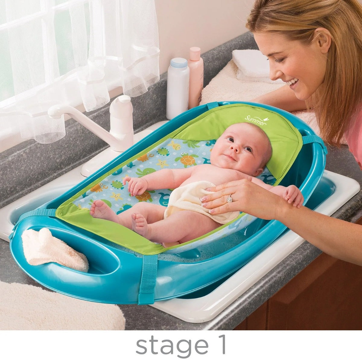Summer Infant Splish N Splash Tub BLUE Summer Infant Yallatoys
