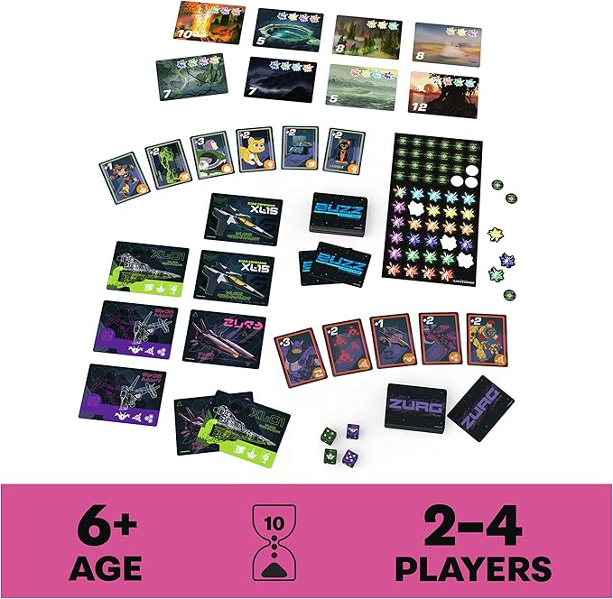 Buy Spin Master Disney Light Year Galactic Attack Game | Yallatoys.com