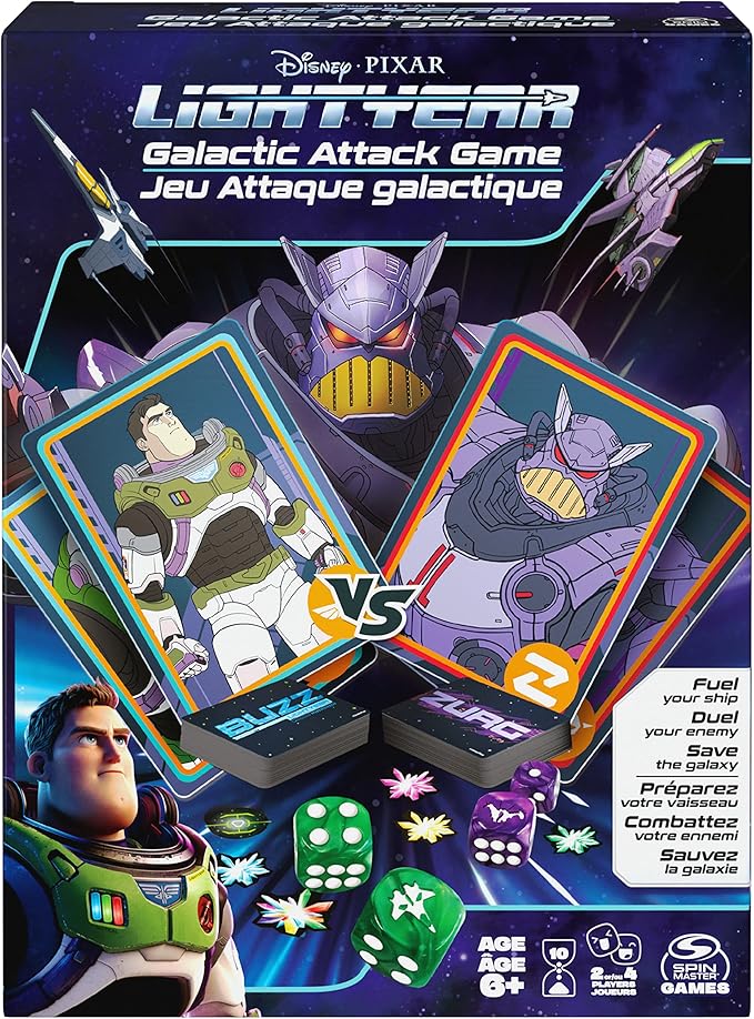Buy Spin Master Disney Light Year Galactic Attack Game | Yallatoys.com