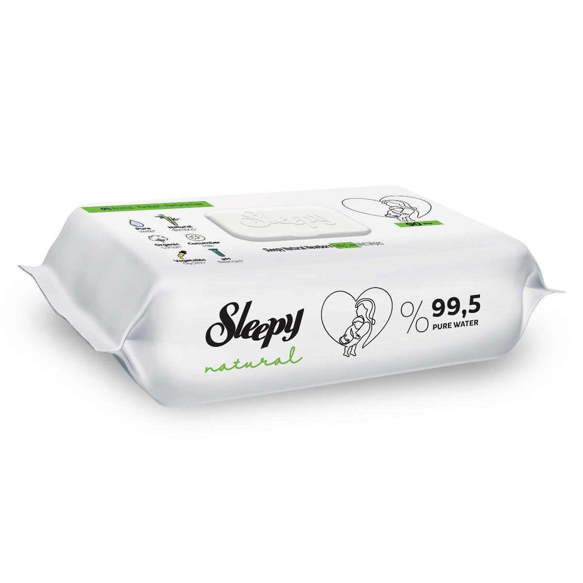 Sleepy Baby Water Wipes 50pcs Sleepy Yallatoys