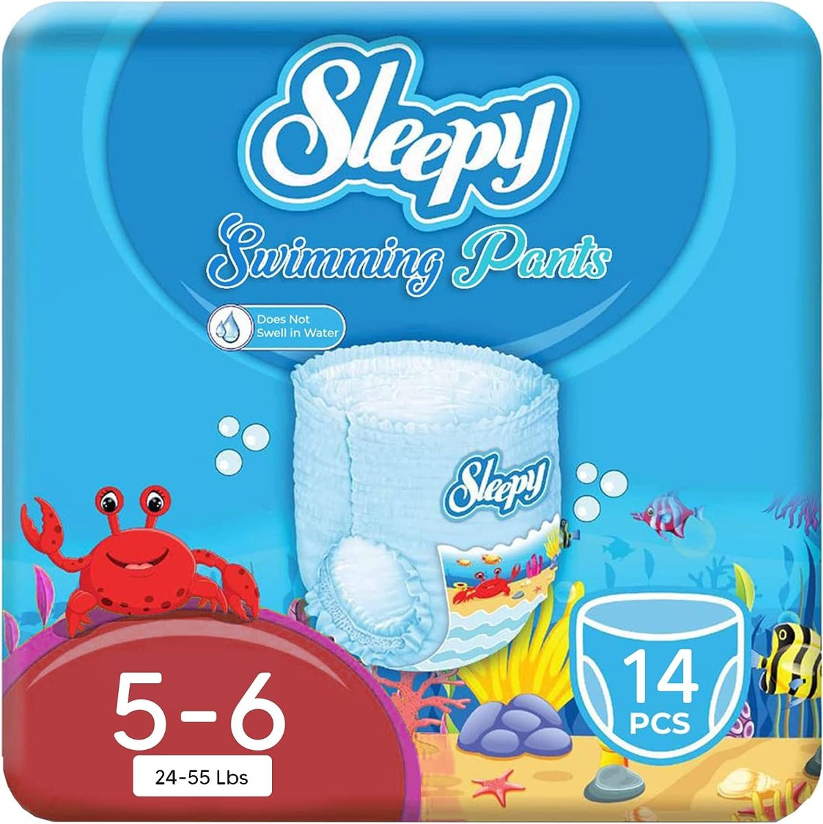 Sleepy Size 5 to 6 Swimming Pants 14pcs 11-25kgs Sleepy Yallatoys