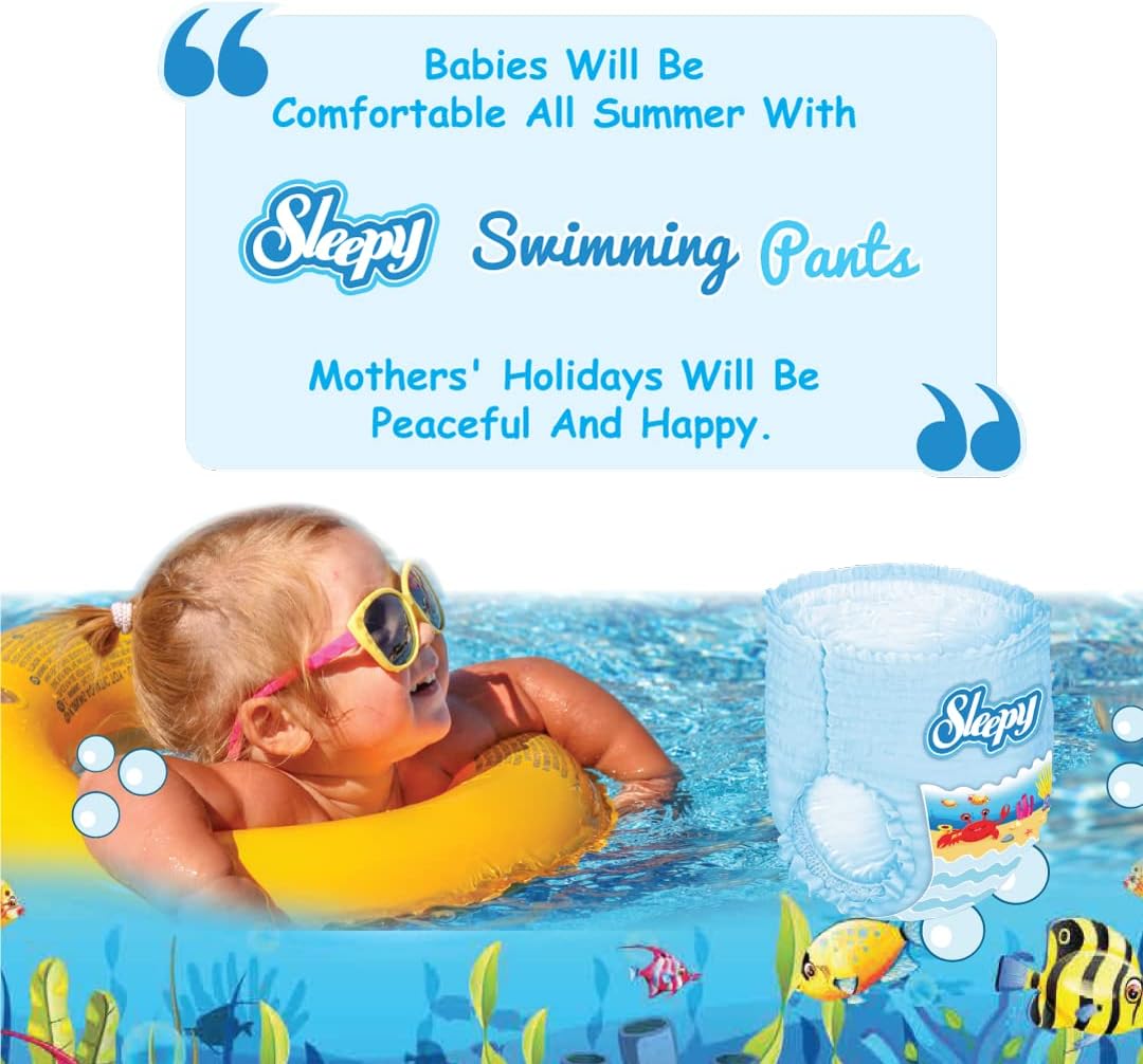 Sleepy Size 5 to 6 Swimming Pants 14pcs 11-25kgs Sleepy Yallatoys