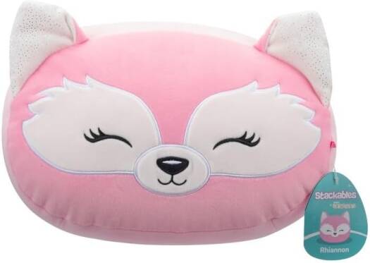 Buy Squishmallows Rhiannon The Pink Fox With Closed Eyes Stackable Plush Toy | Yallatoys.com