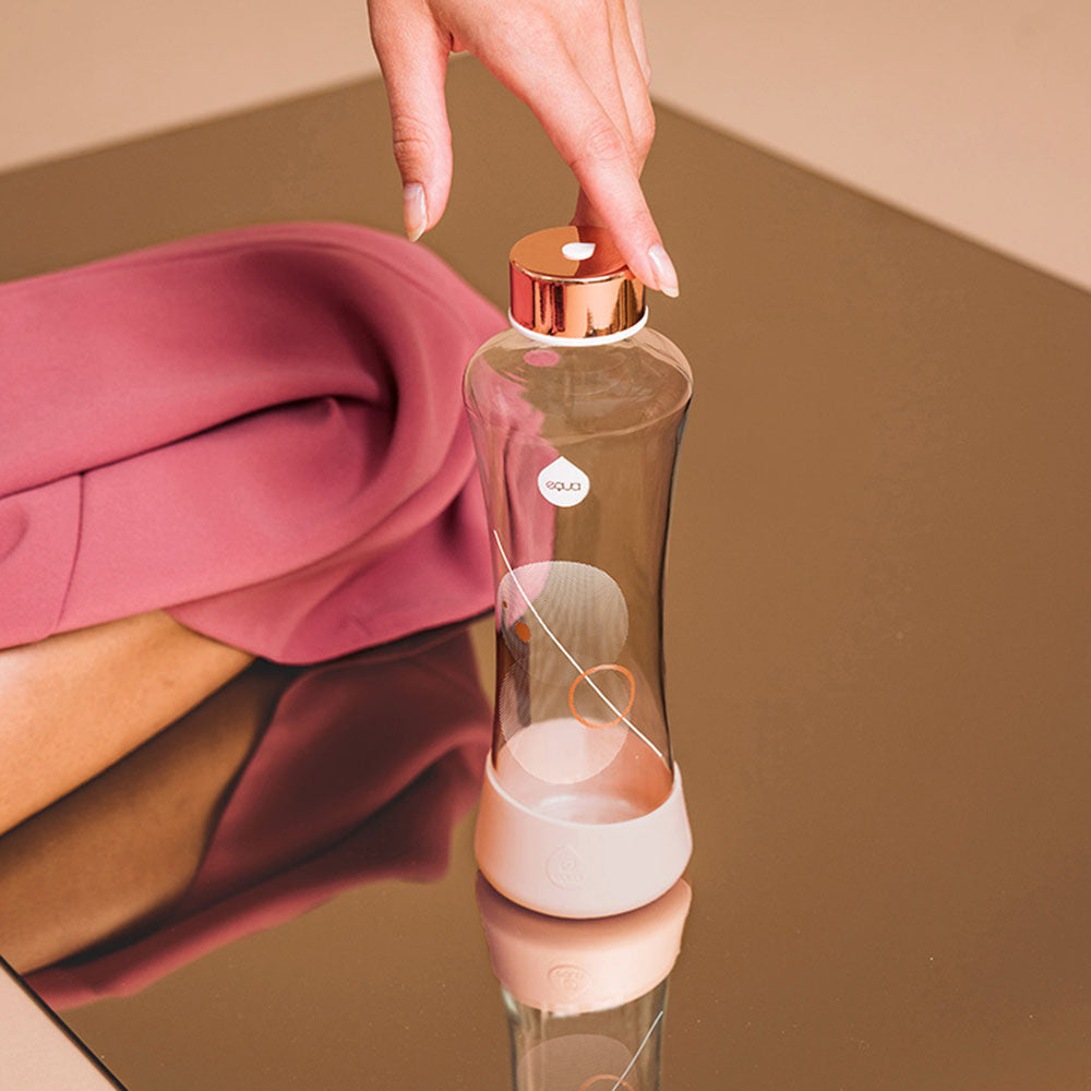Buy Equa Metallic Rose Gold Water Bottle 550ml | Yallatoys.com