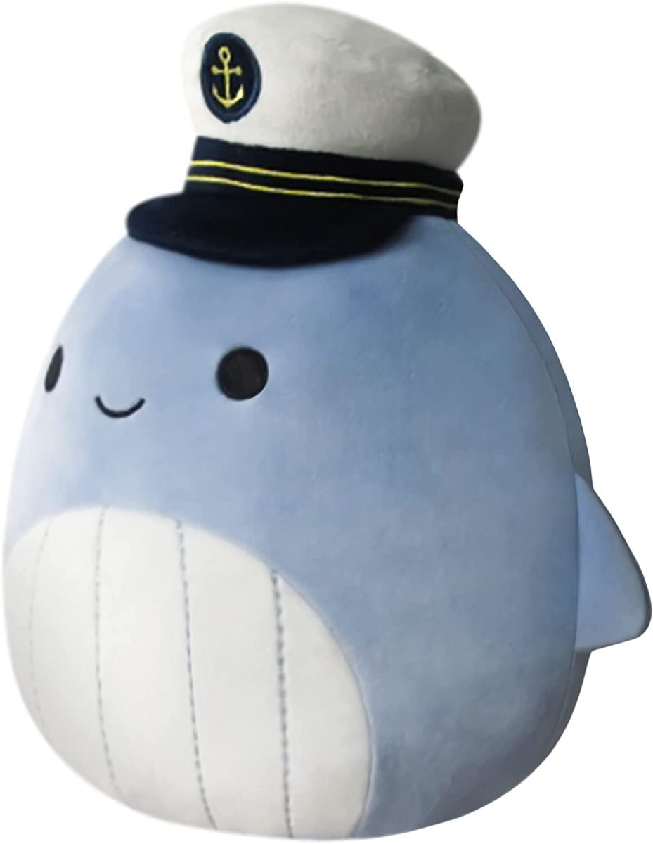 Buy Squishmallows 8inch Samir Blue Whale with Sailor Hat Little Ultrasoft Plush | Yallatoys.com