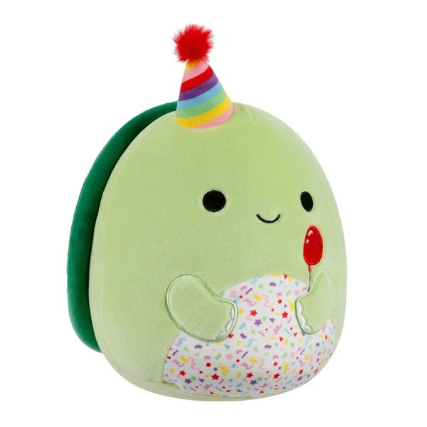 Buy Squishmallows Celebration Henry the Turtle with Confetti Belly and Party Hat 7.5Inch Plush | Yallatoys.com