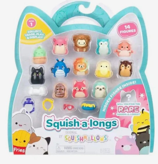 Buy Squishmallow Squish A Long Clip A Long Pack Of 14 (Sold Separately Subjected To Availability) | Yallatoys.com