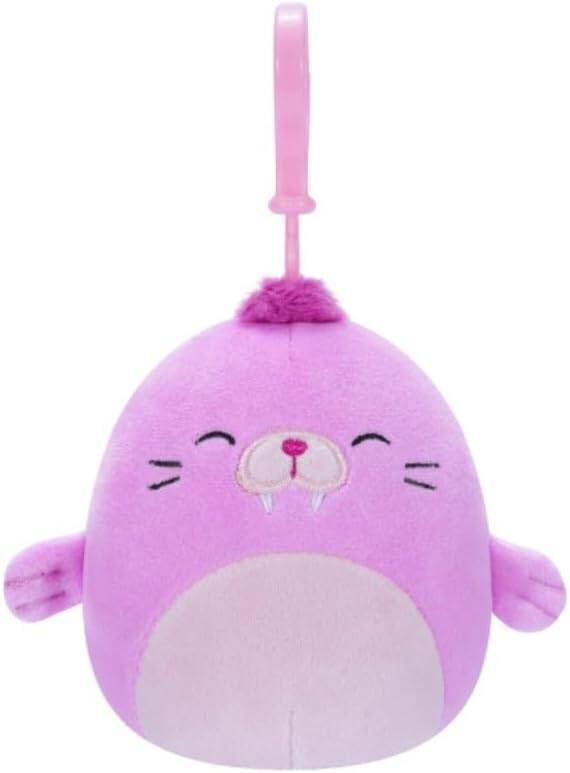 Buy Squishmallows 3.5inch Little Plush Clip On Pepper Pink Walrus | Yallatoys.com