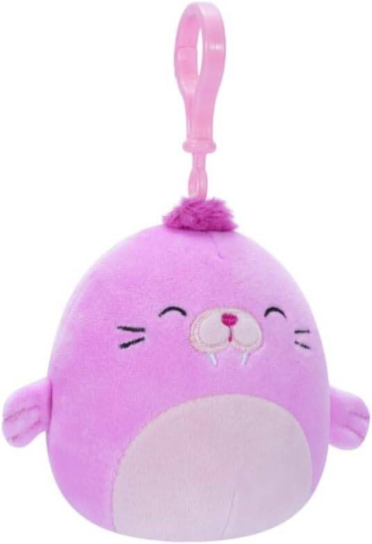Buy Squishmallows 3.5inch Little Plush Clip On Pepper Pink Walrus | Yallatoys.com