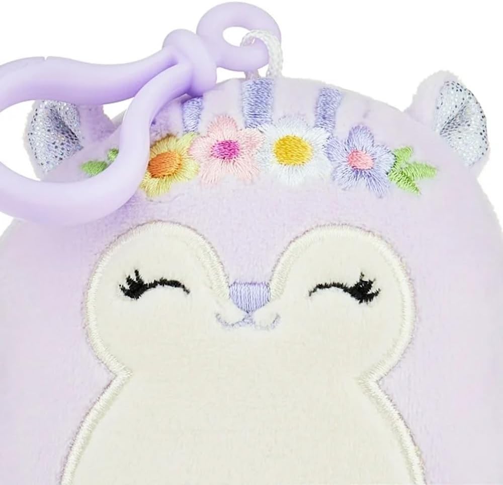 Buy Squishmallows 3.5inch Clip-On Sydnee The Squirrel Plush Toy | Yallatoys.com