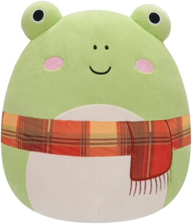 Buy Squishmallows 12inch Medium Plush Wendy Green Frog with Plaid Scarf | Yallatoys.com