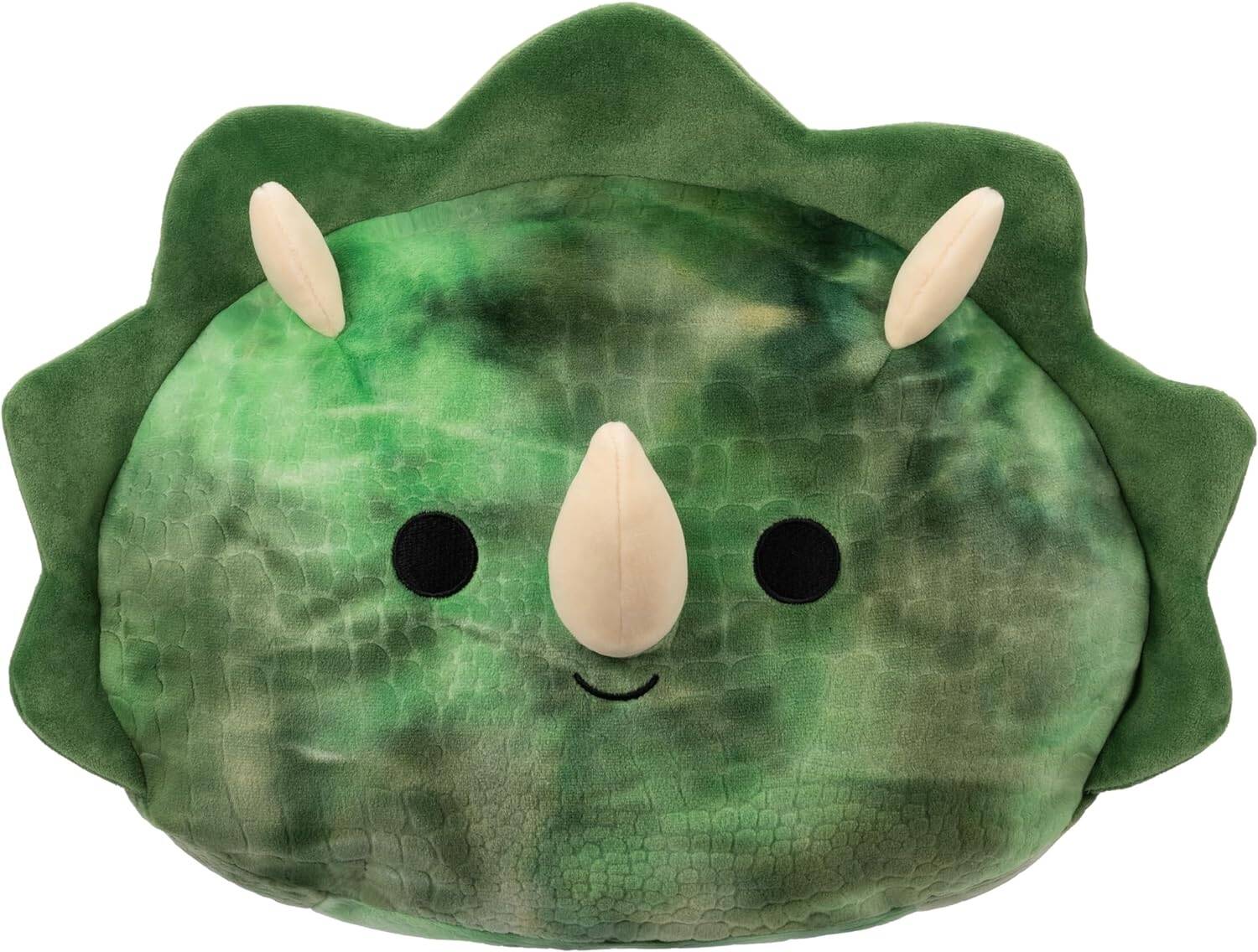Buy Squishmallows 12inch Medium Plush Stackables Trey Textured Green Triceratops | Yallatoys.com