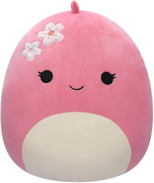 Buy Squishmallows 12inch Moira Pink Dinosaur with Sakura Flowers Plush | Yallatoys.com