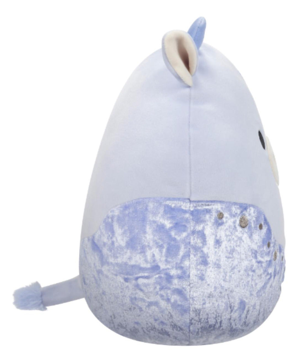 Buy Squishmallows 12inch Velvet Cow with Blue Patches Plush Toy | Yallatoys.com