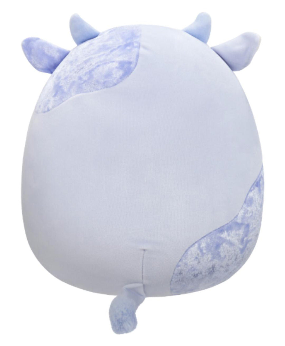 Buy Squishmallows 12inch Velvet Cow with Blue Patches Plush Toy | Yallatoys.com