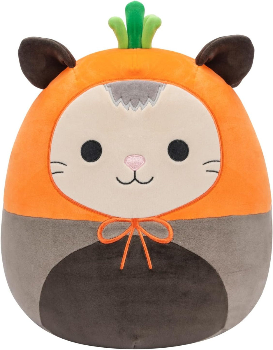 Buy Squishmallows 7.5inch Luanne Grey Opossum with Carrot Hat Plush Toy | Yallatoys.com