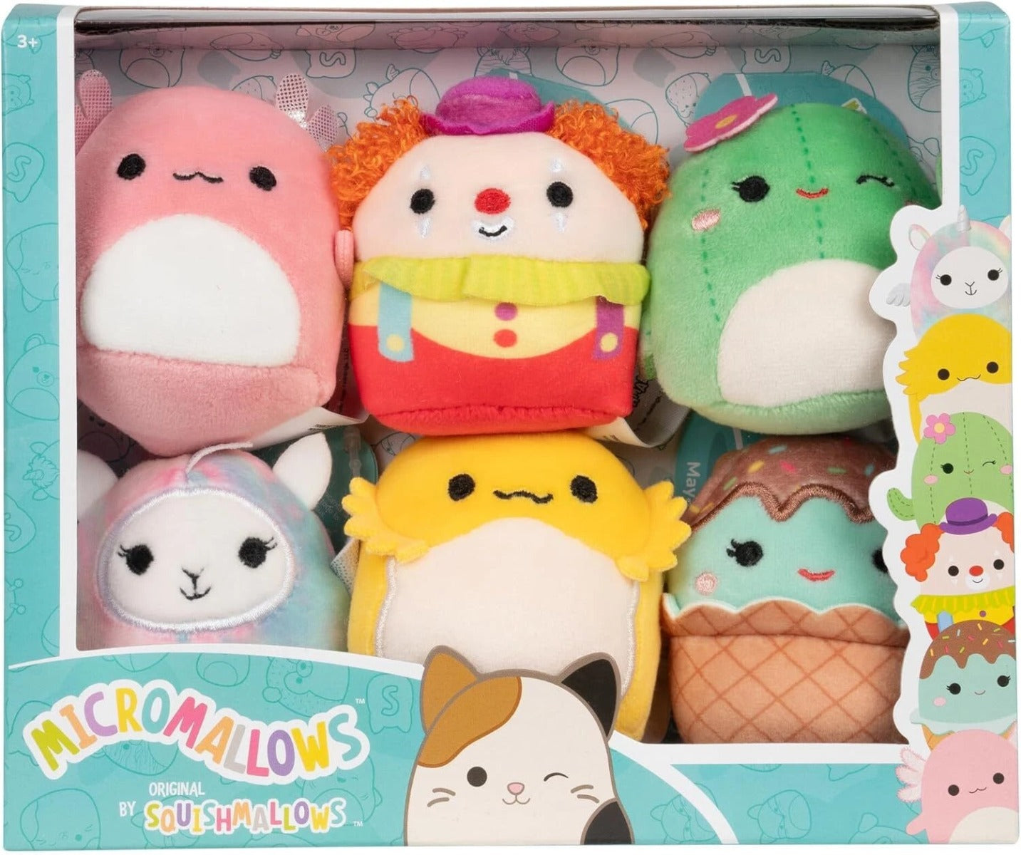 Buy Squishmallows Micromallows 2.5 Inch Squishmallows 6 Pack Plushies | Yallatoys.com