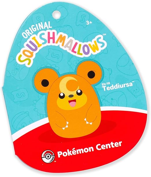 Buy Squishmallow Pokemon Teddiursa Plush 10inch | Yallatoys.com