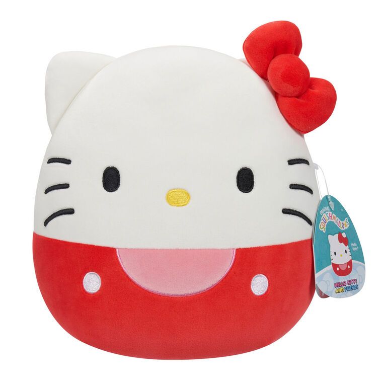 Buy Squishmallows 8inch Sanrio Core Hello Kitty with Red Suit Plush | Yallatoys.com