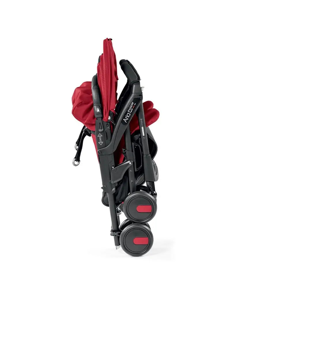 Peg Perego Stroller Aria Shopper Twin Geo Red Yallamomz Yallatoys
