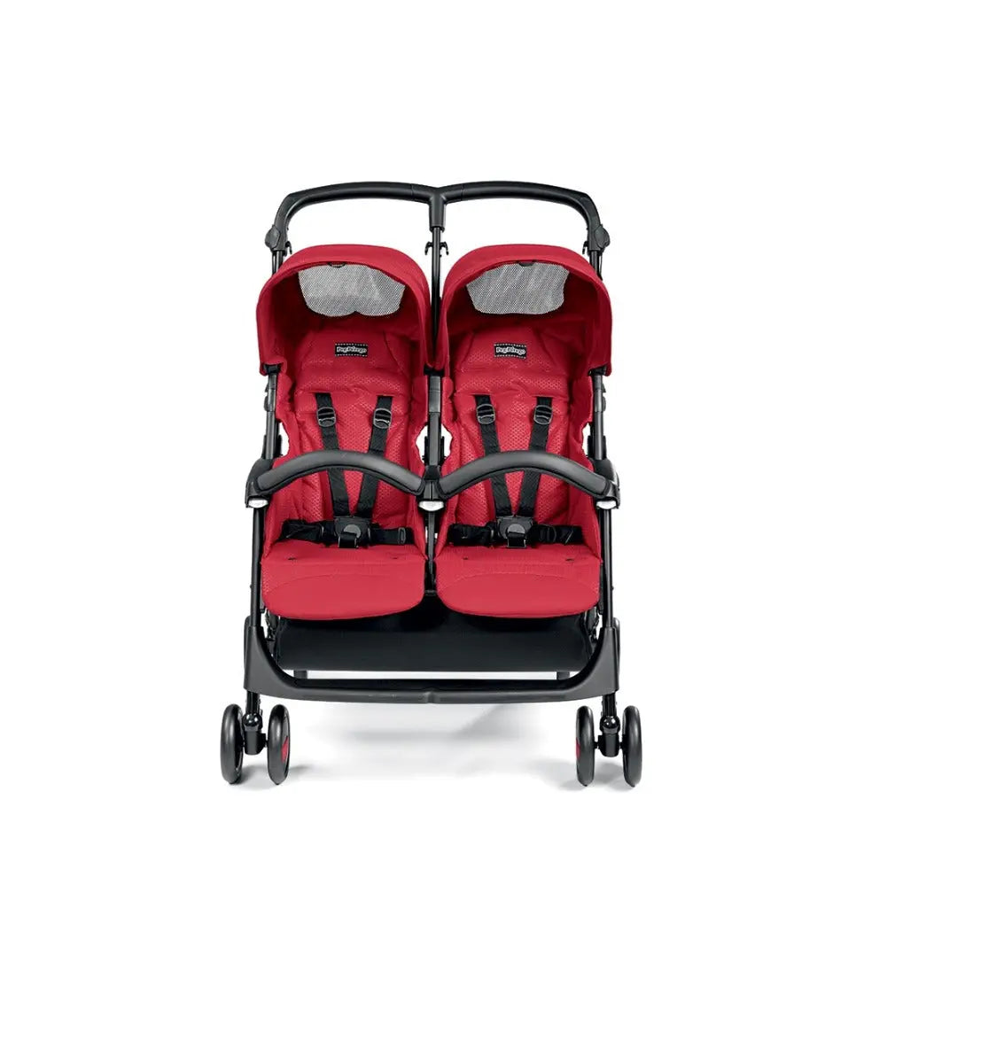 Peg Perego Stroller Aria Shopper Twin Geo Red Yallamomz Yallatoys