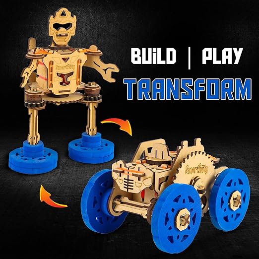 Buy Smartivity 2 In 1 Stem Transform Robot Car Toy | Yallatoys.com