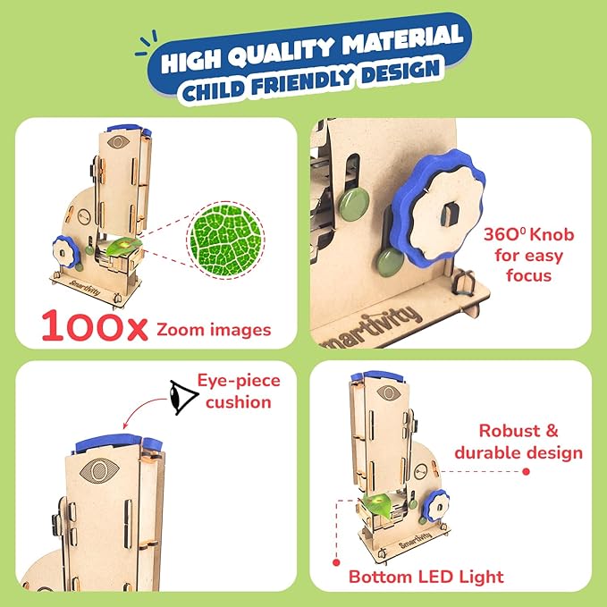 Buy Smartivity Microscope 100x Zoom Stem Toy | Yallatoys.com