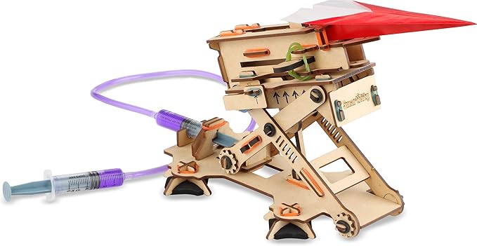 Buy Smartivity Hydraulic Plane Launcher Wooden Model Engineering Stem Toy | Yallatoys.com