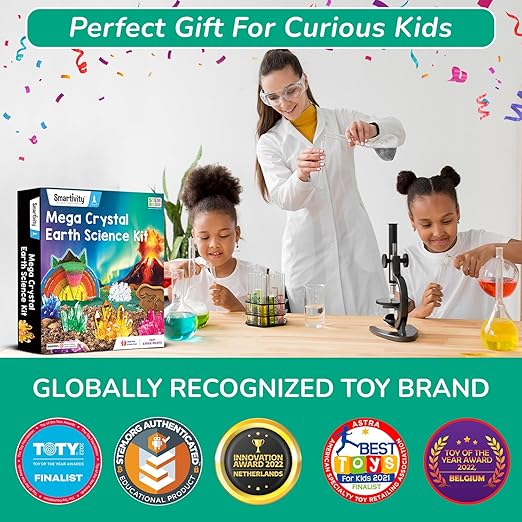 Buy Smartivity Mega Crystal Earth Easy Experiment Science Kit | Yallatoys.com