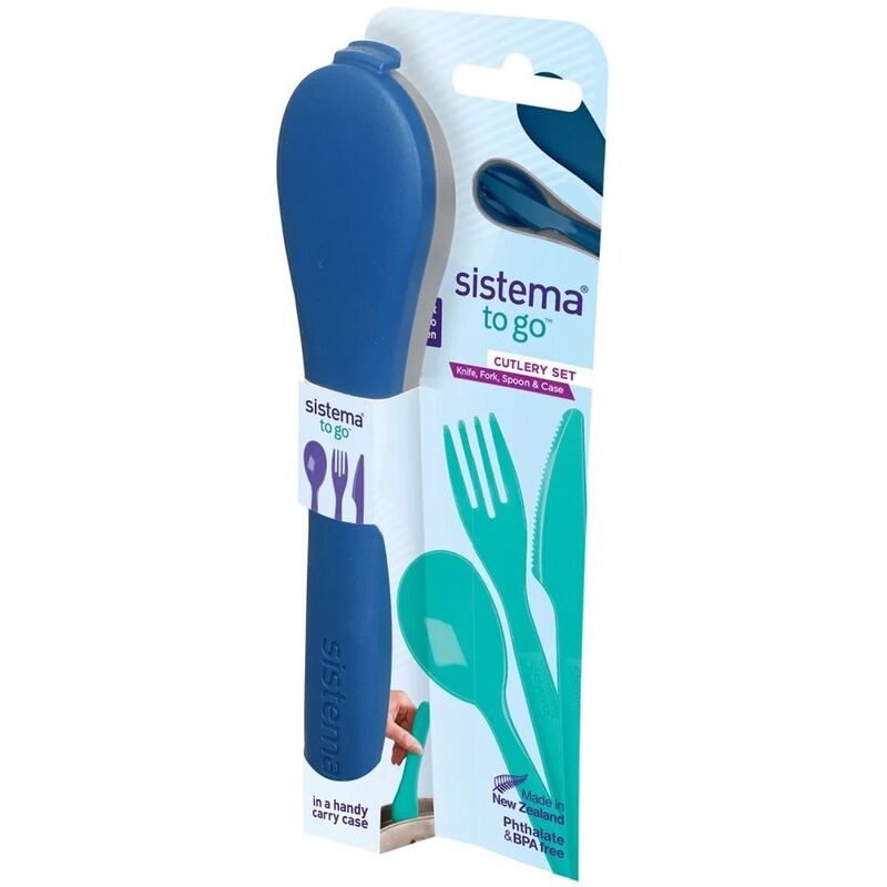 Buy Sistema Plastic Travel Sturdy Cutlery Set Assorted (Sold Separately Subjected to Availability) | Yallatoys.com