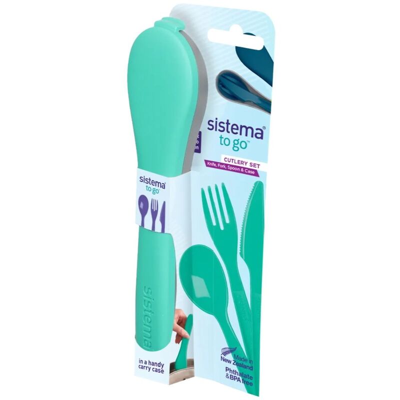 Buy Sistema Plastic Travel Sturdy Cutlery Set Assorted (Sold Separately Subjected to Availability) | Yallatoys.com