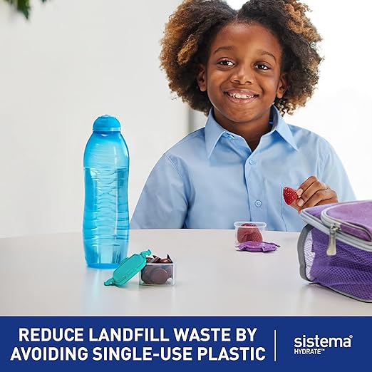Buy Sistema Squeeze Bottle 460ml Assorted (Sold Separately Subjected to Availability) | Yallatoys.com